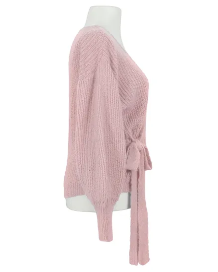 Wickel Strickjacke in rosa von Diana