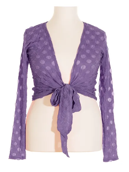 Wickeljacke in flieder von FASHION