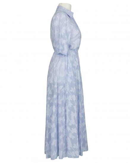 Wickelkleid Floral in hellblau von Italia Moda