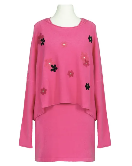 Zweiteiler Feinstrick in pink von Just Women