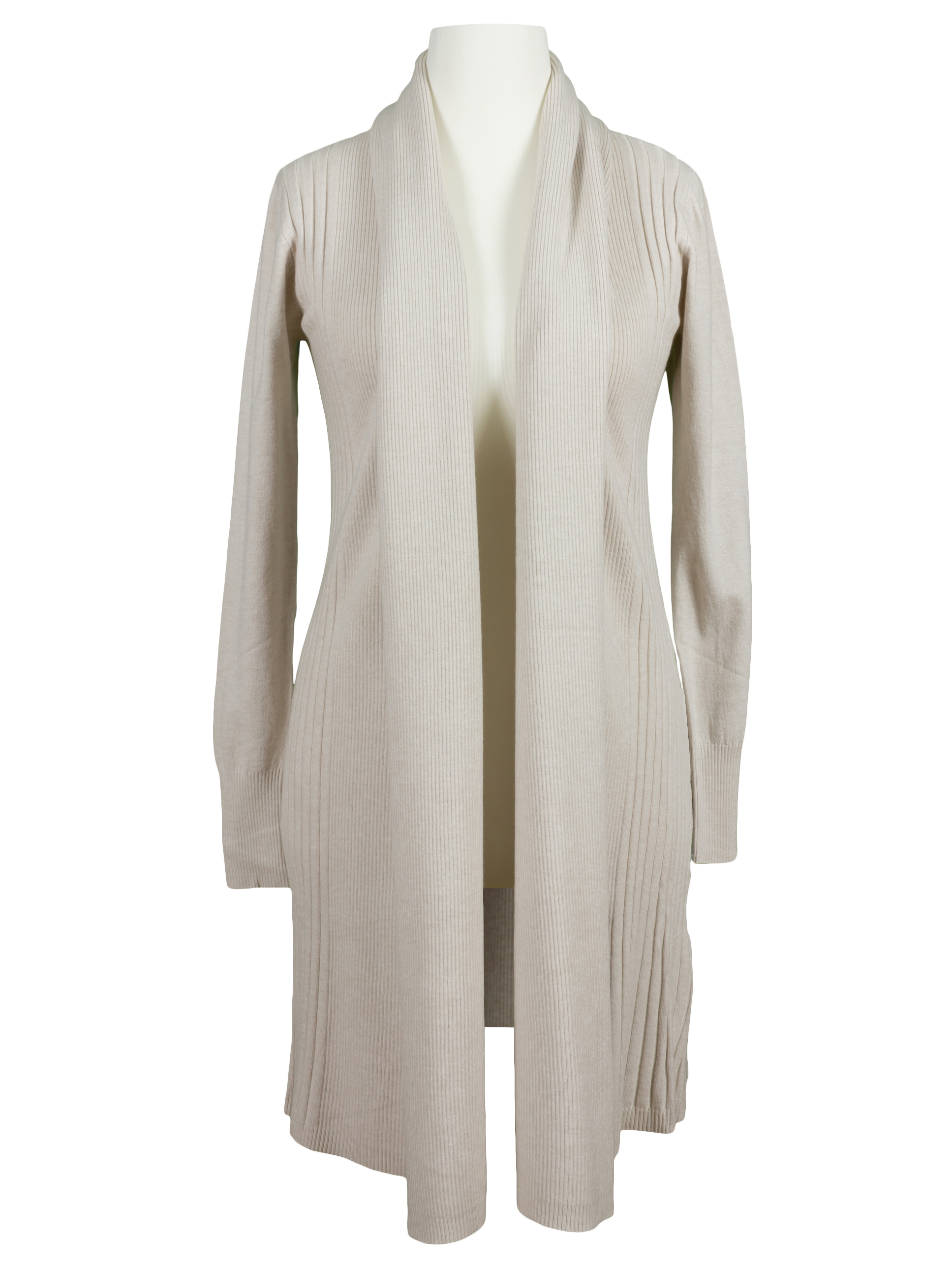 beige Strickjacke in Women von Long Beauty