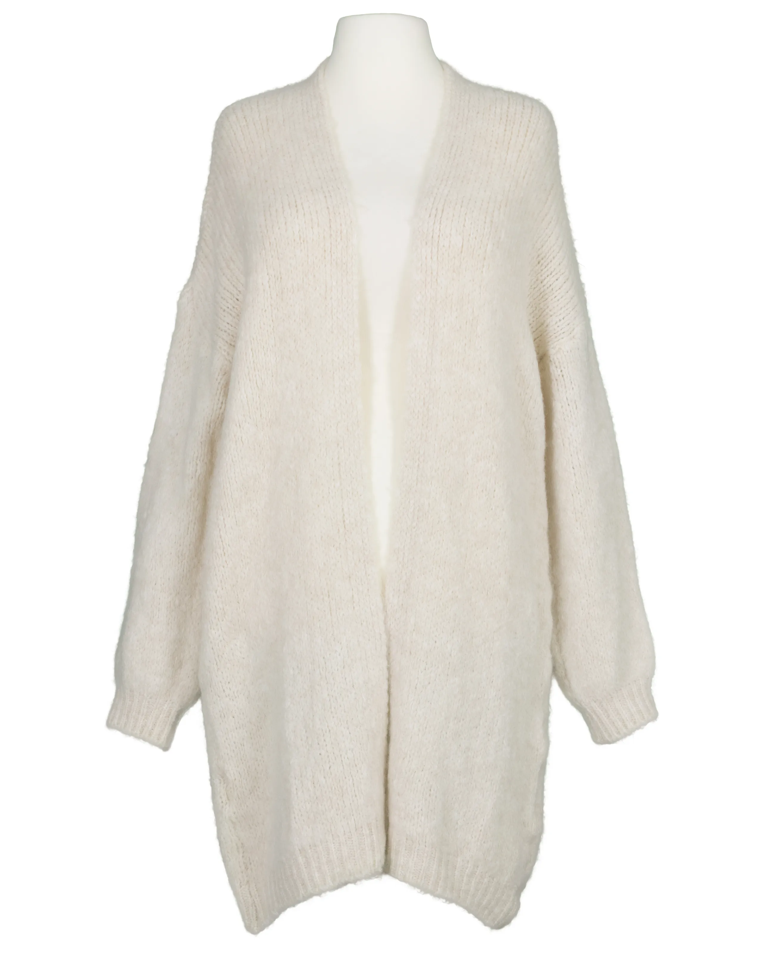 Damen Strickhülle Grobstrick in creme