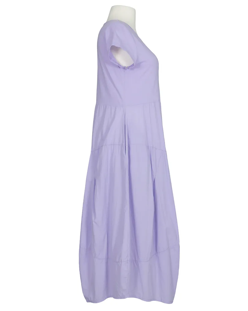 Ballonkleid Baumwolle in  lila von Wendy (Bild 2)