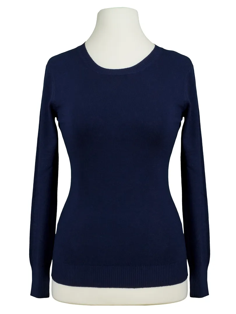 Basic Pullover in  blau von Beauty Women (Bild 1)