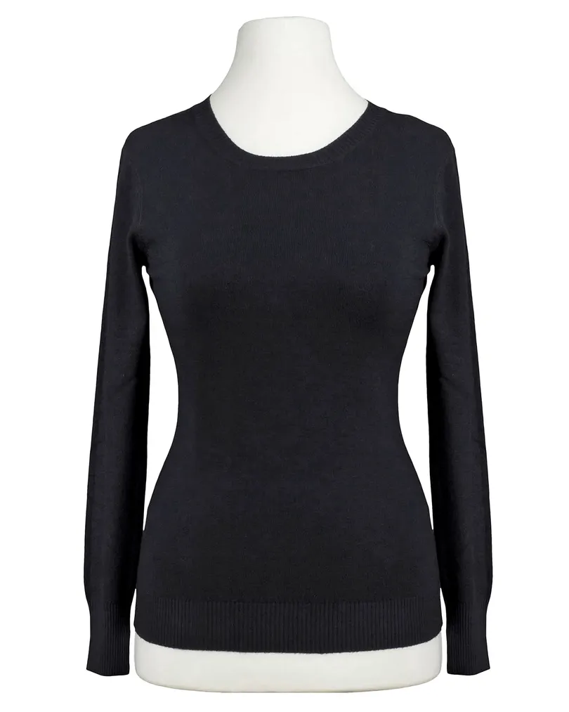 Basic Pullover in  schwarz von Beauty Women (Bild 1)
