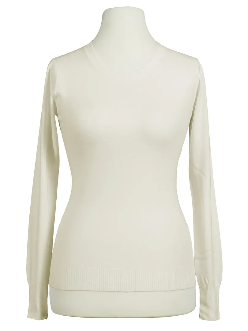 Basic Pullover in  wollwei� von Beauty Women (Bild 1)