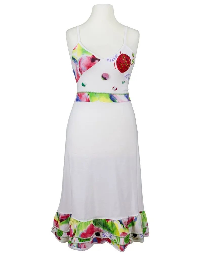 Tr�gerkleid mit Batik in  wei� von Dislay Design (Bild 1)