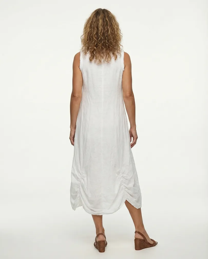 Baumwollkleid in  wei� von Montan (Bild 3)