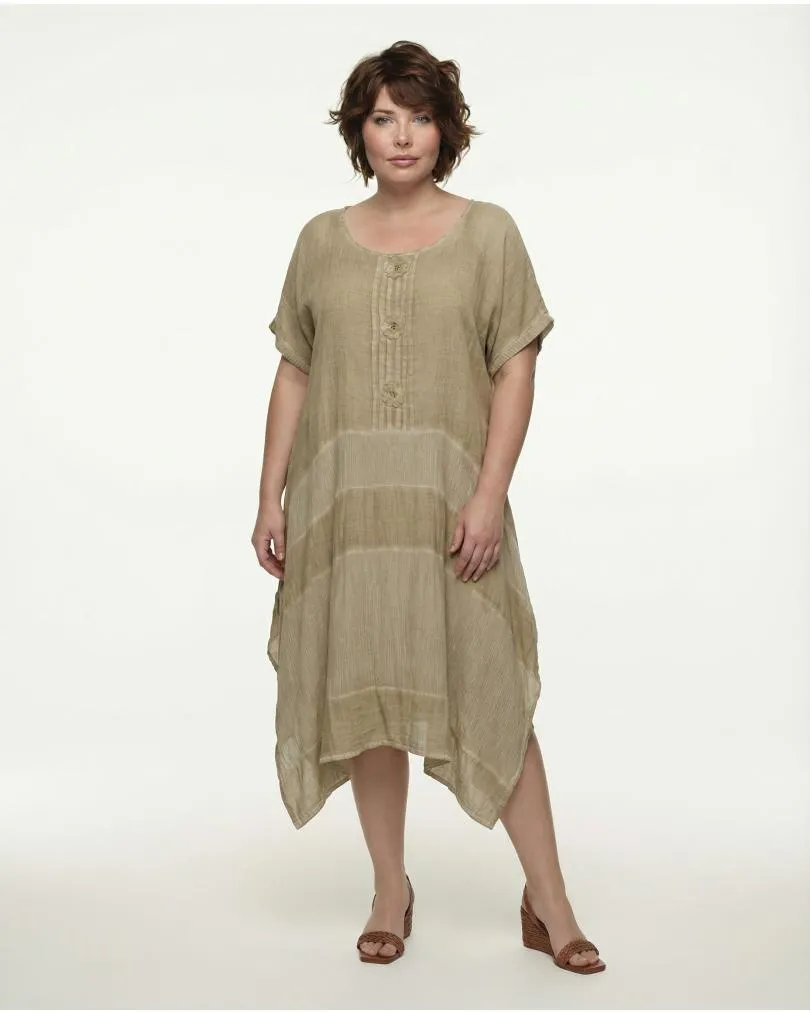 Baumwollkleid 2-tlg in  camel von Zedd (Bild 5)