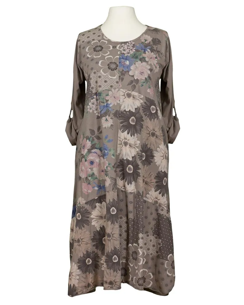 Baumwollkleid A-Linie in  braun von Diana (Bild 1)