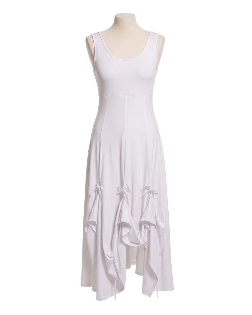 Baumwollkleid A-Linie in  wei� von FASHION (Bild 1)