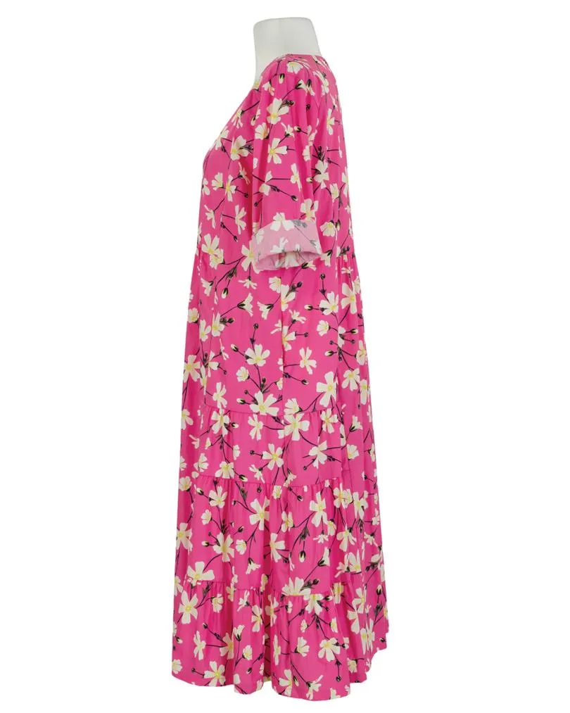 Baumwollkleid Floral in  pink von Wendy (Bild 3)