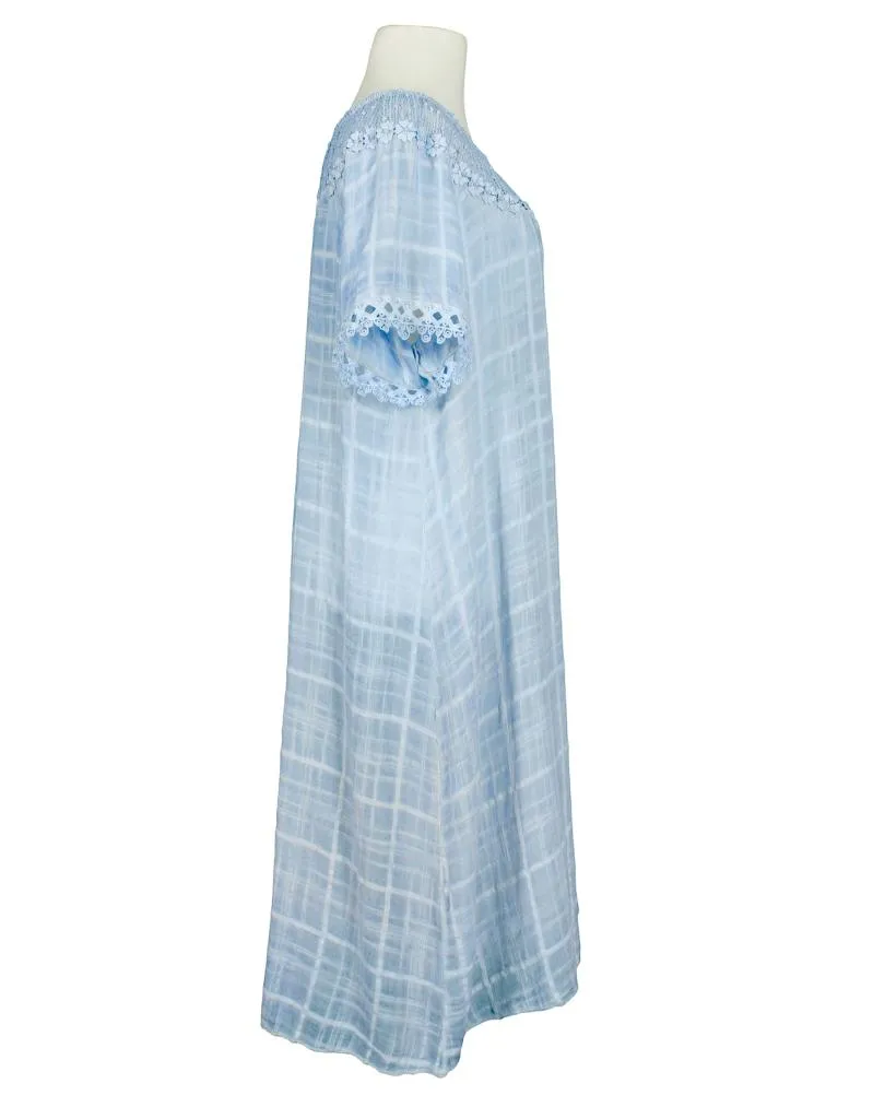 Baumwollkleid mit Spitze in  blau von Spaziodonna (Bild 2)
