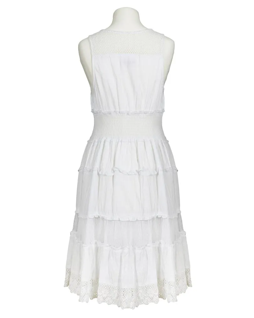 Baumwollkleid Stickerei in  wei� von My Collection (Bild 2)