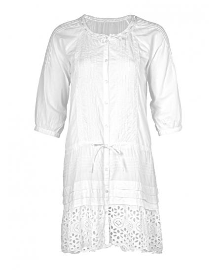 Tunika mit Stickerei in  weiss von Made in France (Bild 1)