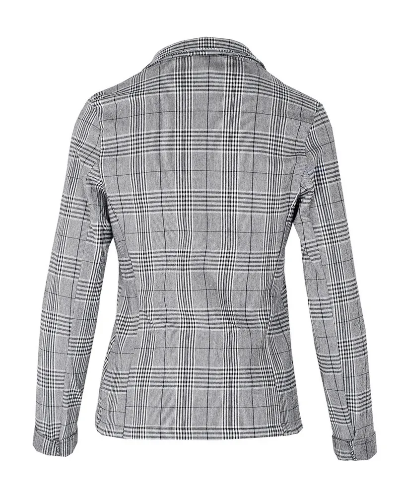 Blazer Karomuster in  schwarz von fashion made in italy (Bild 2)