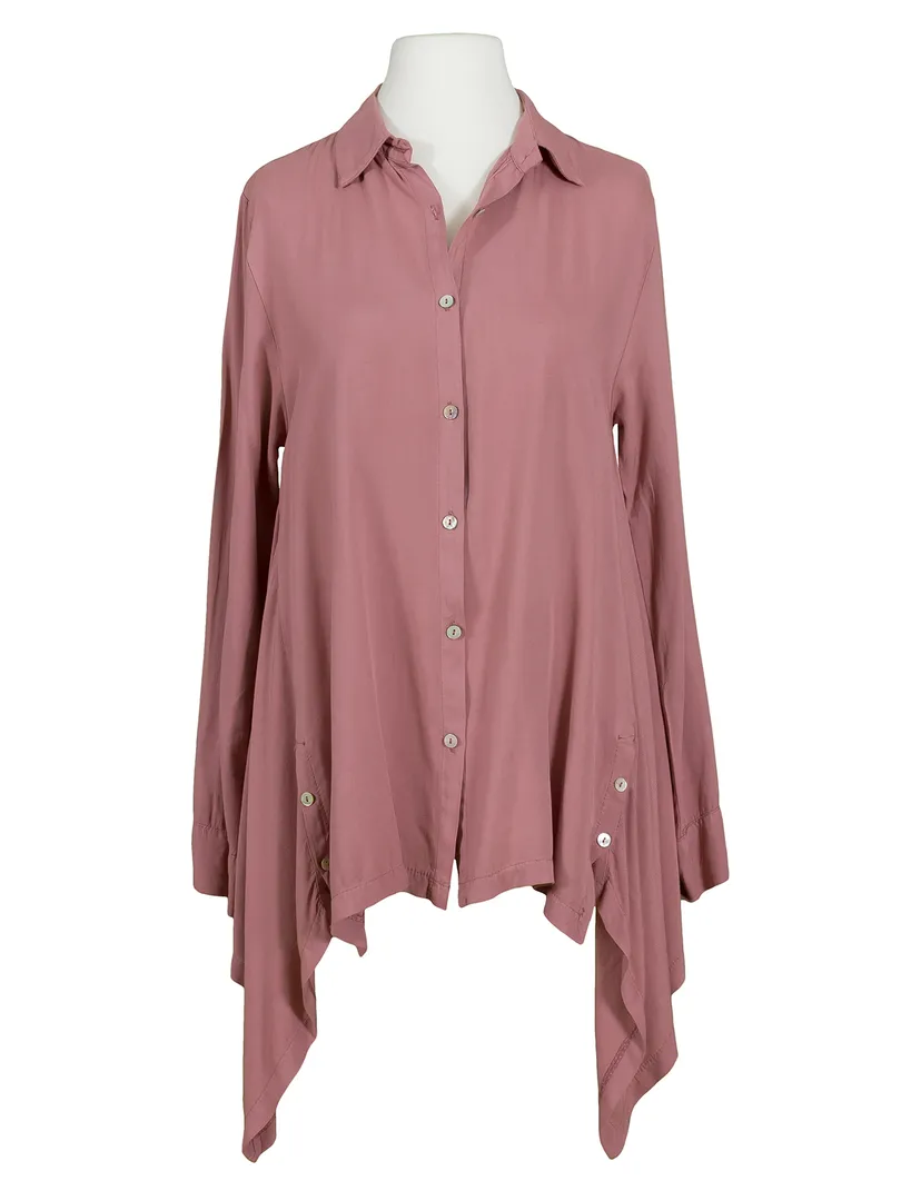 Bluse A-Schnitt in  rosenholz von Mihos (Bild 1)