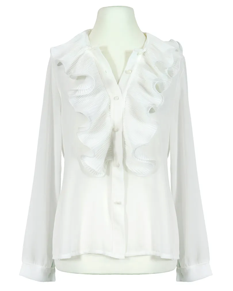 Bluse Chiffon in  milchwei� von R Linea (Bild 1)