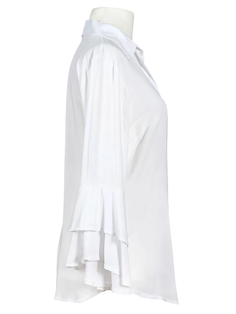 Bluse Volantarm in  wei� von RESTART (Bild 2)