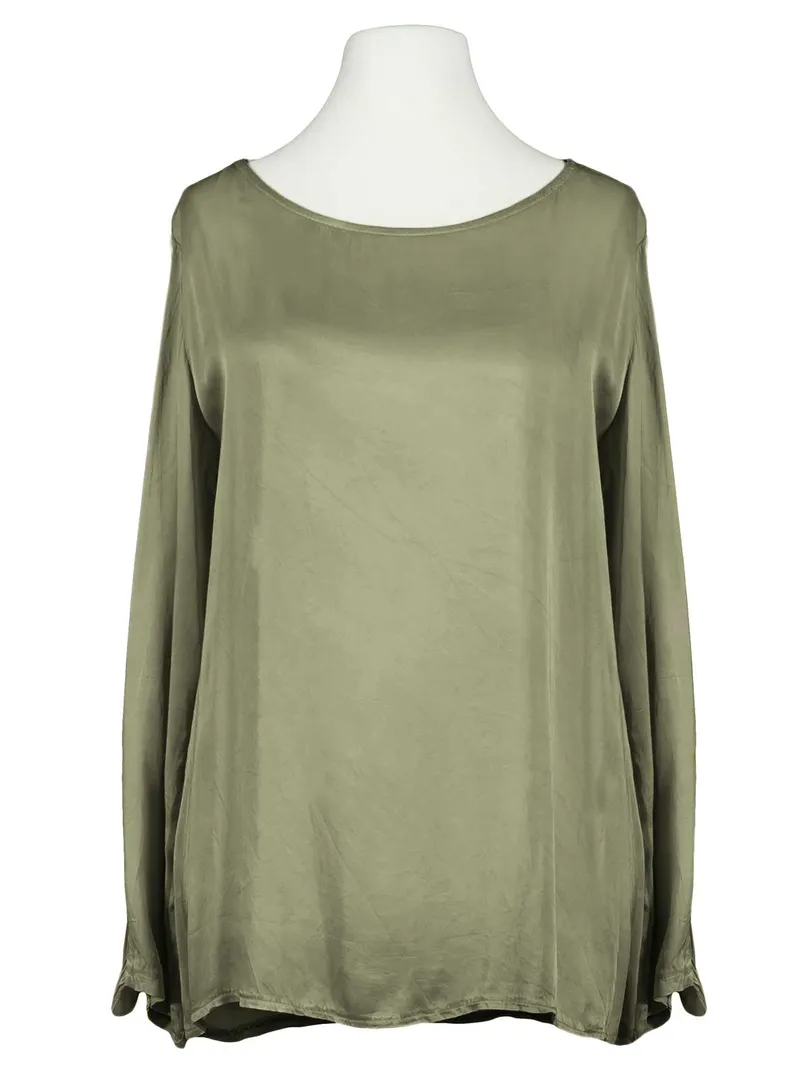 Blusenshirt aus Satin in  khaki von Zoe (Bild 1)