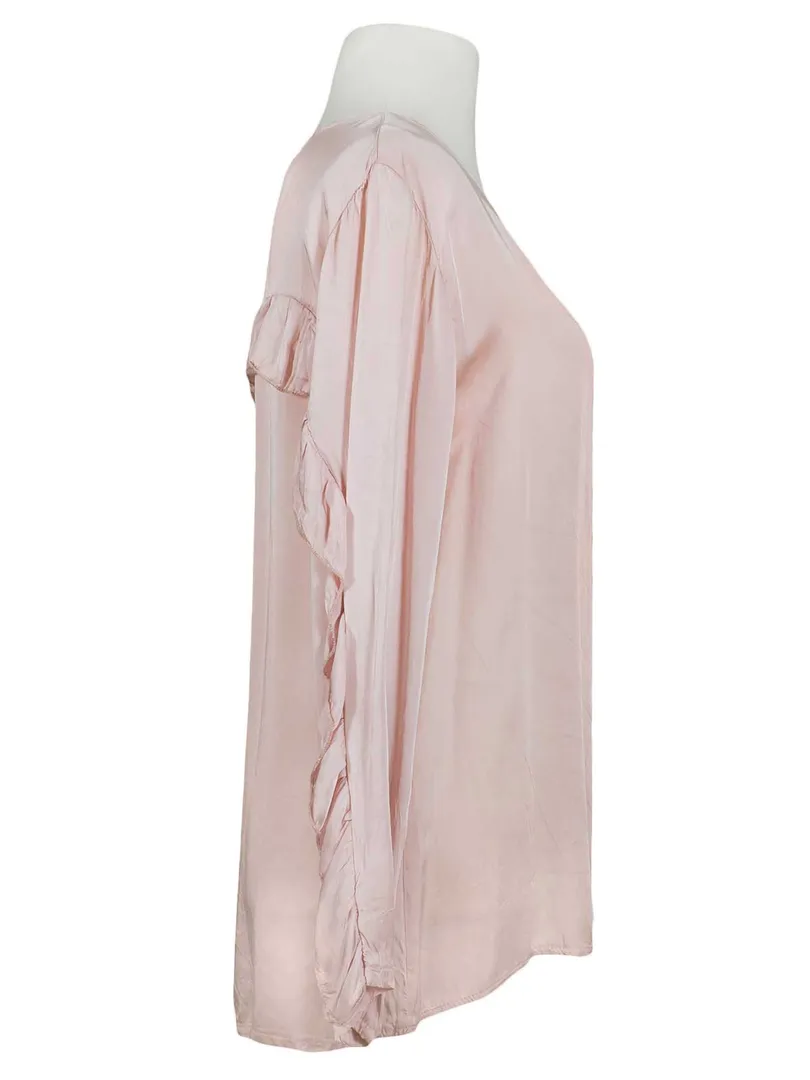 Blusenshirt aus Satin in  rosa von Zoe (Bild 3)