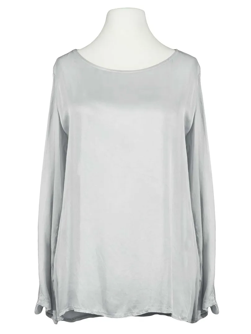 Blusenshirt aus Satin in  silbergrau von Zoe (Bild 1)