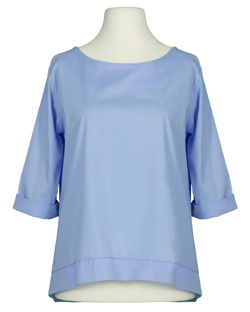 Blusenshirt Baumwolle in hellblau von New Collection