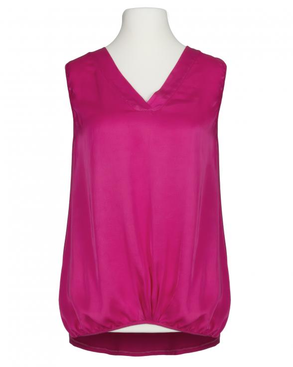 Blusenshirt mit Satin in pink von Made in Italy
