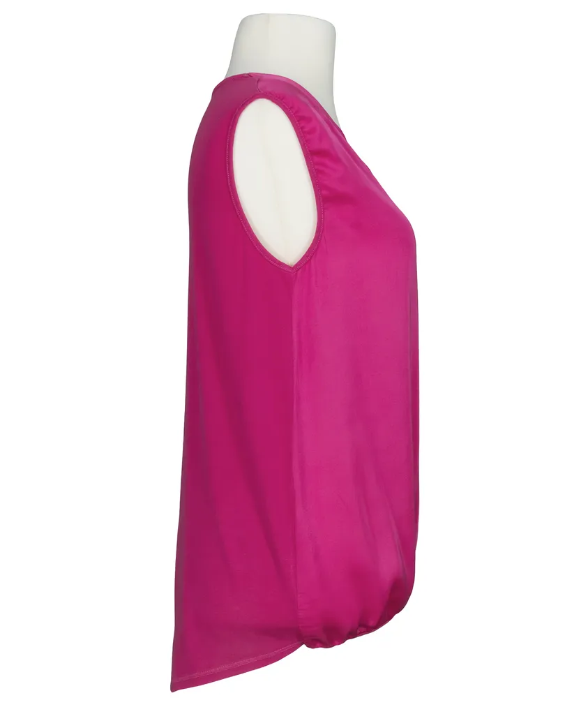 Blusenshirt mit Satin in  pink von Made in Italy (Bild 2)