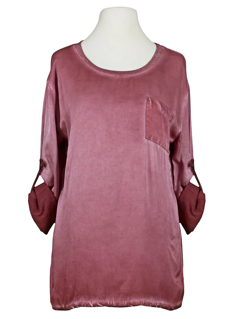 Blusenshirt mit Seide in  beere von Spaziodonna (Bild 1)