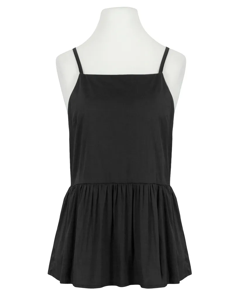 Blusentop Baumwolljersey in  schwarz von Wendy (Bild 1)