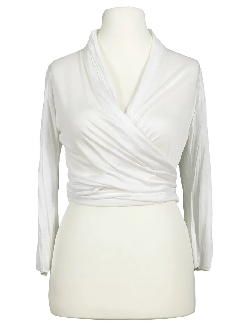 Bolero Cardigan in  wei� von Spaziodonna (Bild 2)