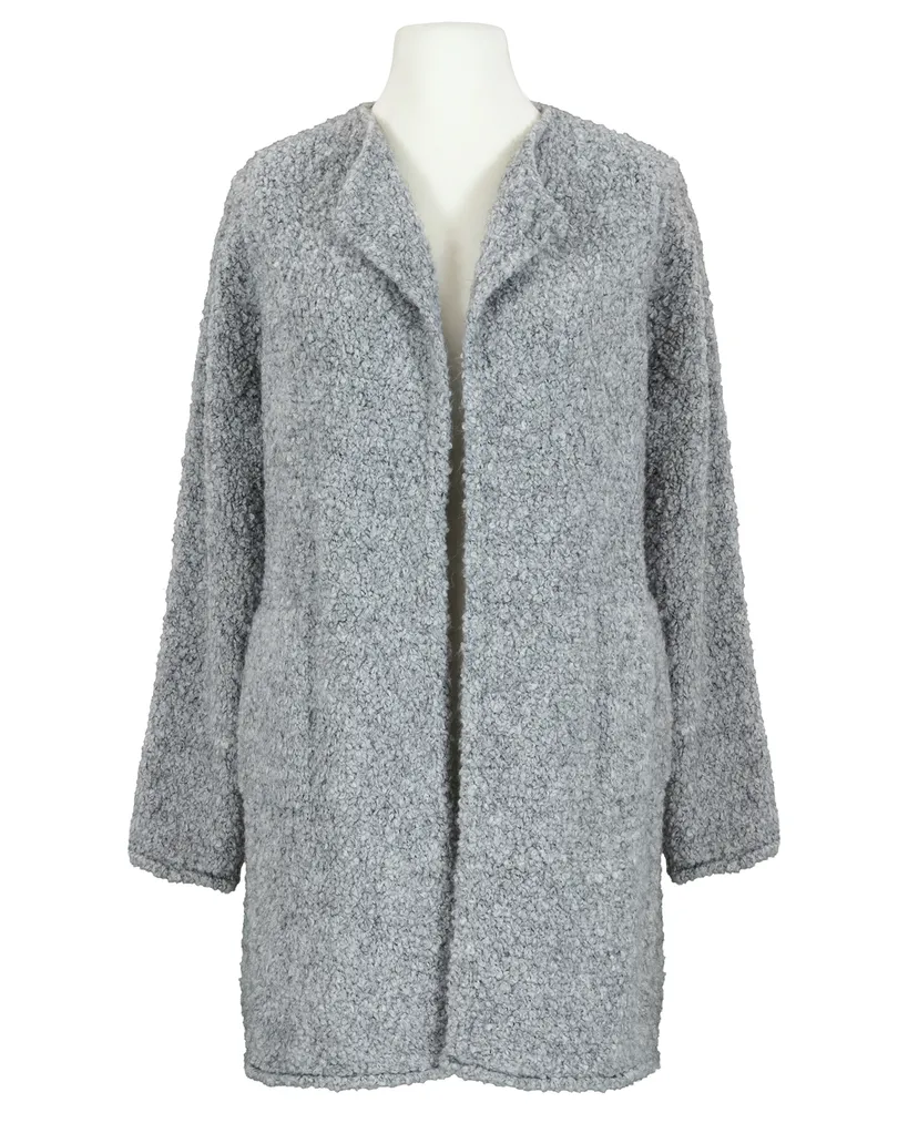 Boucl� Strickh�lle in  grau von Made in Italy (Bild 1)