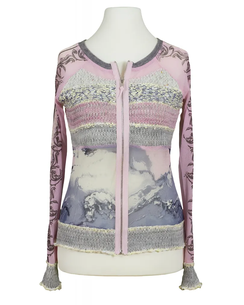 Cardigan Muster in  rosa von Lulu H (Bild 1)