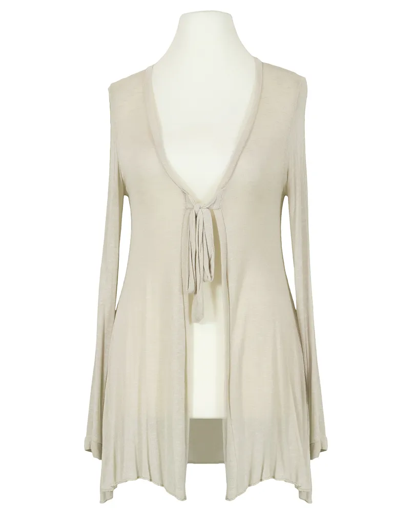 Cardigan Viskose in  beige von Made in Italy (Bild 1)
