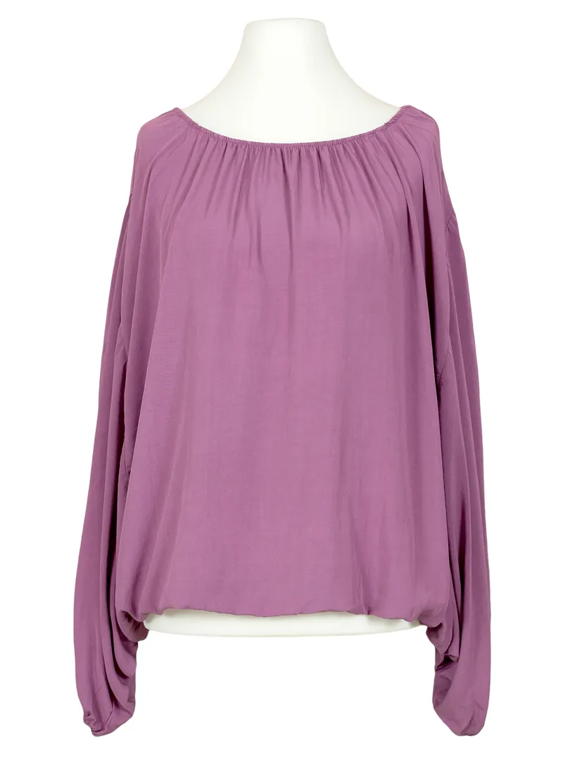 Carmen Bluse Baumwolle in  lavendel von Diana (Bild 1)