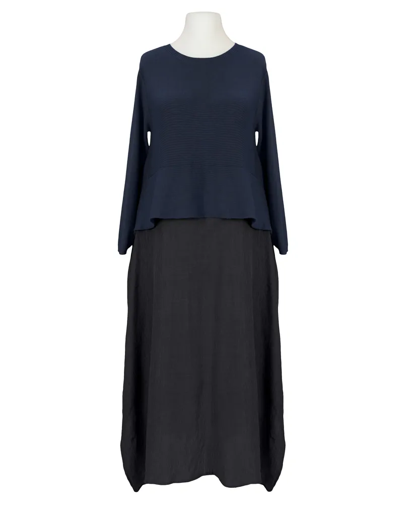 Chasuble Kleid in blau von Made in Italy