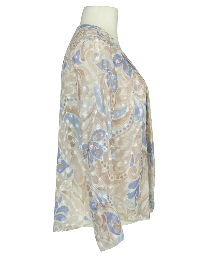 Chiffon Blusenshirt Floral in  beige von Lamiar (Bild 2)