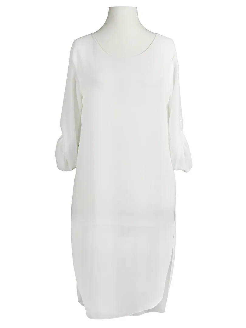 Bluse Chiffon in  wei� von Moda (Bild 1)