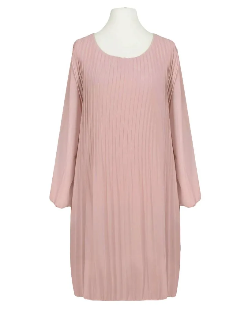 Chiffonkleid Plissee in  rosa von Made in Italy (Bild 1)
