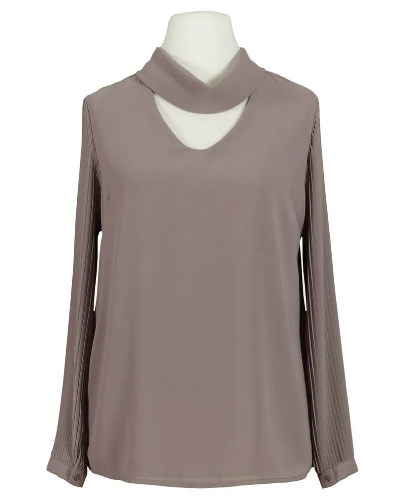 Chiffonbluse in  braun von Made in Italy (Bild 1)