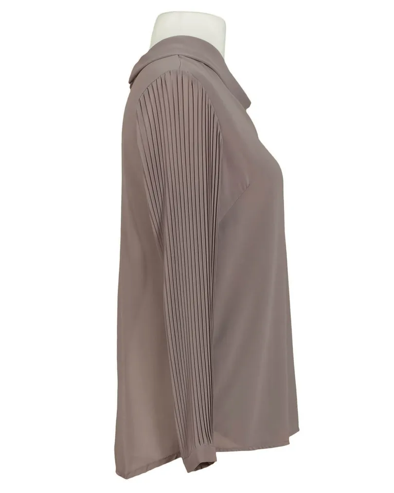 Chiffonbluse in  braun von Made in Italy (Bild 3)