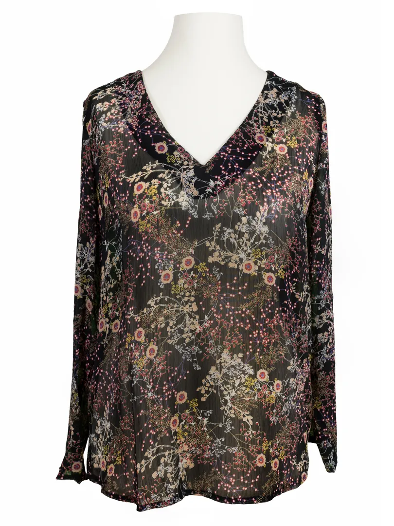 Chiffonbluse in  schwarz von RESTART (Bild 1)