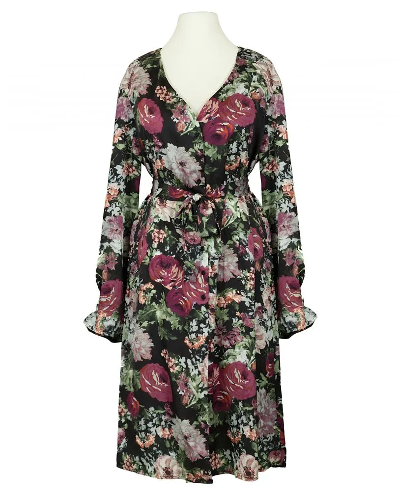 Chiffonkleid Floral in  schwarz von My Star (Bild 1)