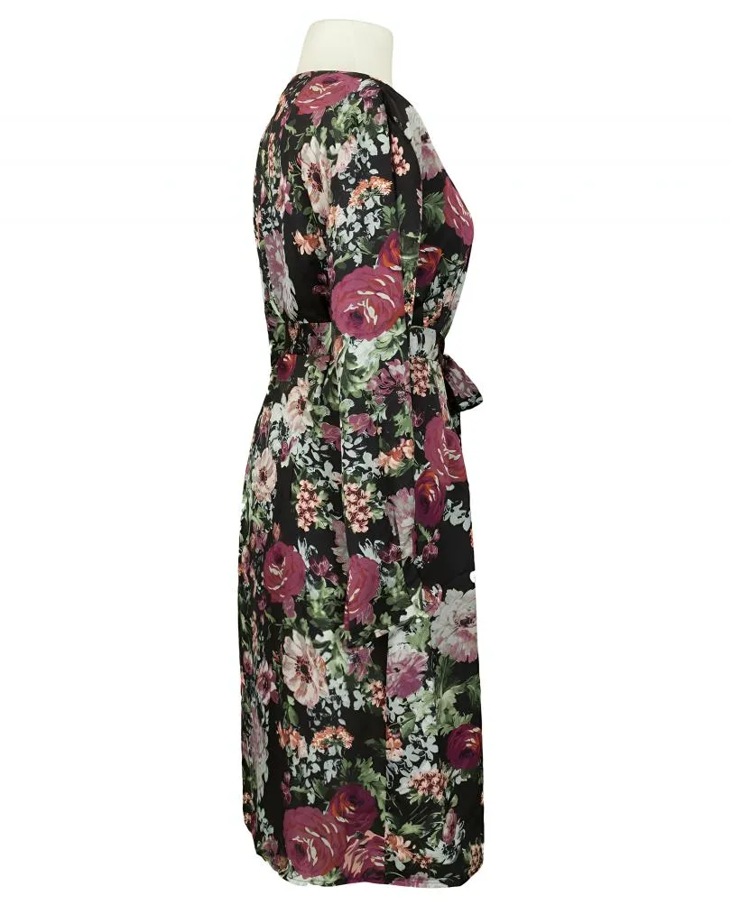 Chiffonkleid Floral in  schwarz von My Star (Bild 2)