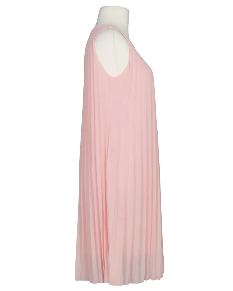 Chiffonkleid Plissee in  rosa von Made in Italy (Bild 2)