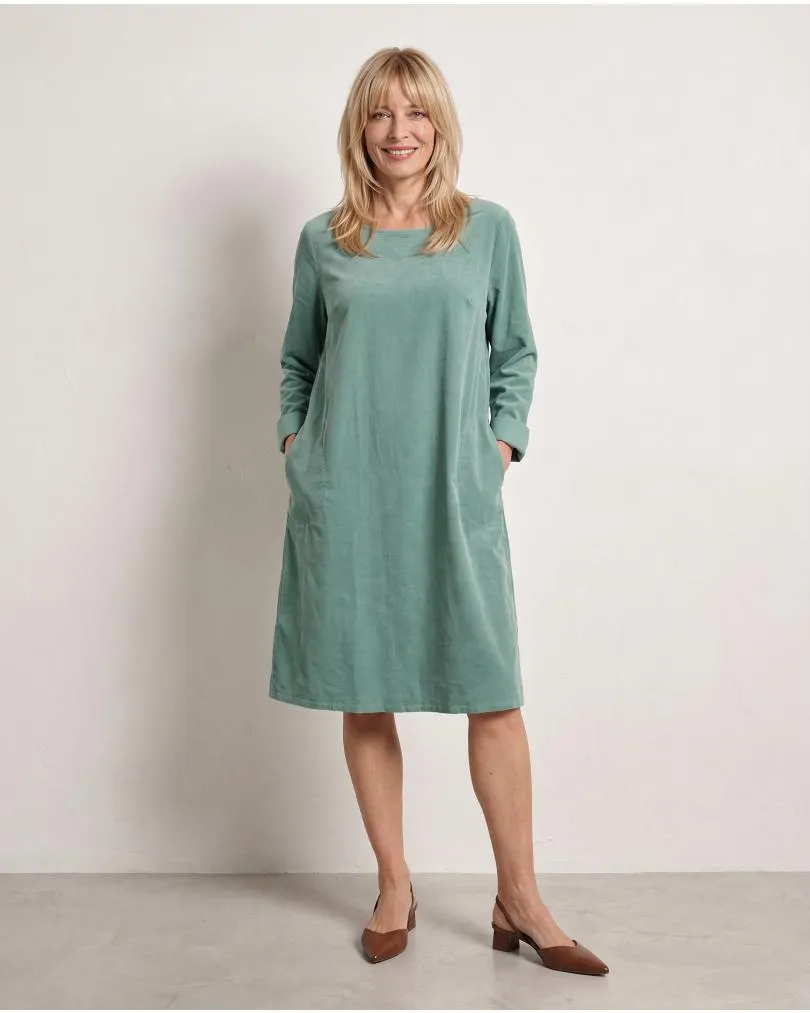 Cordkleid Baumwolle in  aqua von Made in Italy (Bild 4)