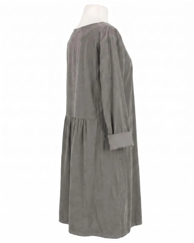 Cordkleid Baumwolle in  taupe von Made in Italy (Bild 2)