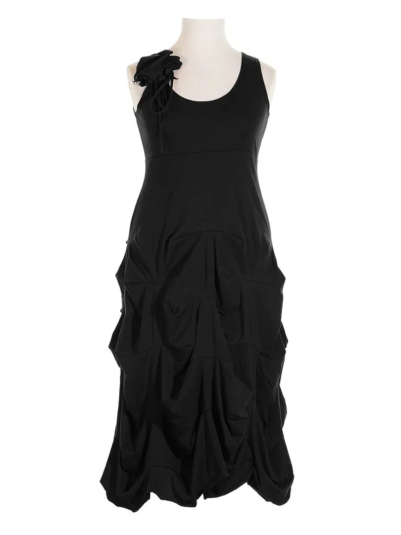 Empire Kleid Bl�te in  schwarz von FASHION (Bild 1)