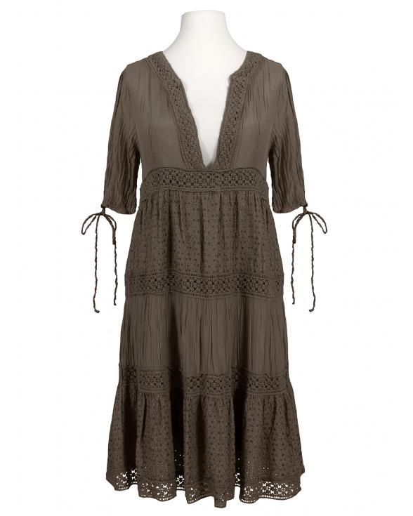 Empire Kleid mit Seide in  braun von Donna (Bild 1)
